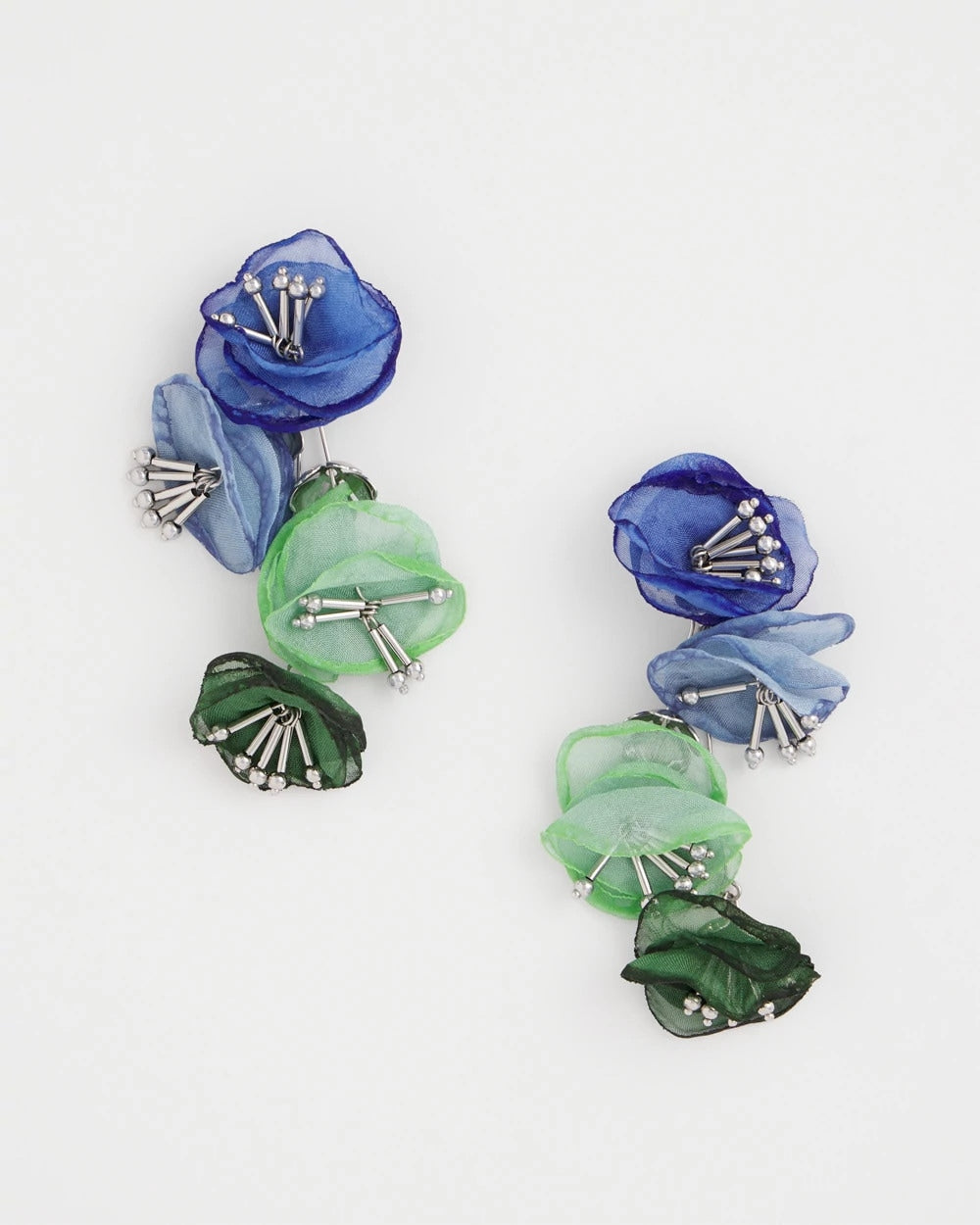 Chico's Customer Favorite - Multi Floral Linear Earrings Multi