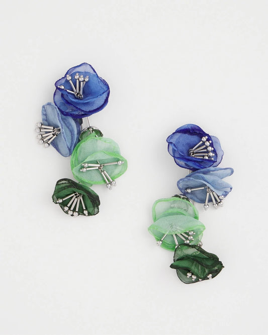 Chico's Customer Favorite - Multi Floral Linear Earrings Multi