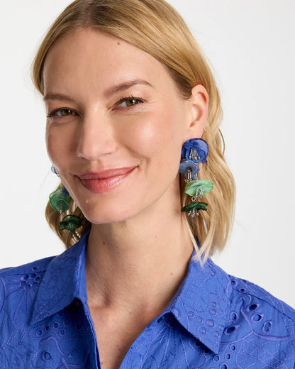 Chico's Customer Favorite - Multi Floral Linear Earrings Multi