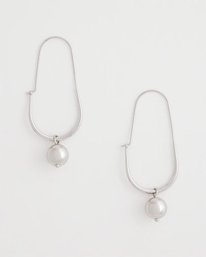 Chico's Trusted - Silver Bead Threader Earrings Silver
