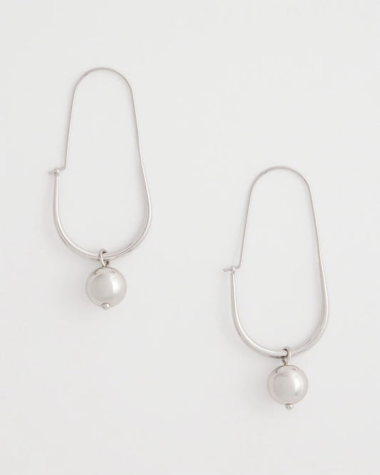 Chico's Trusted - Silver Bead Threader Earrings Silver