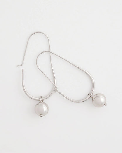Chico's Trusted - Silver Bead Threader Earrings Silver