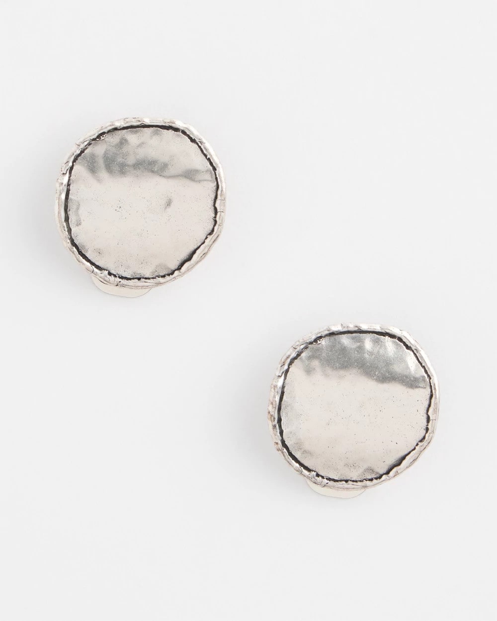 Chico's Discount - No Droop™ Silver Tone Clip-On Earrings Silver