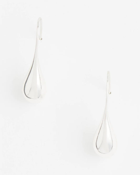 Chico's Featured - No Droop™ Silver Tone Teardrop Threader Earrings Silver