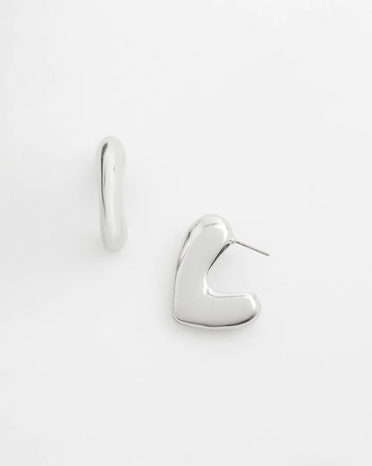 Chico's Popular - No Droop® Silver Tone Mini Hoops Silver