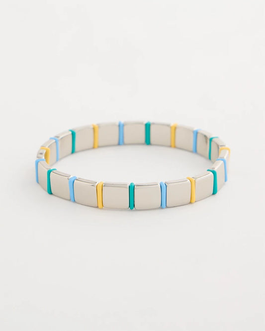 Chico's Trusted - Glam Teal Slice Stretch Bracelet Teal