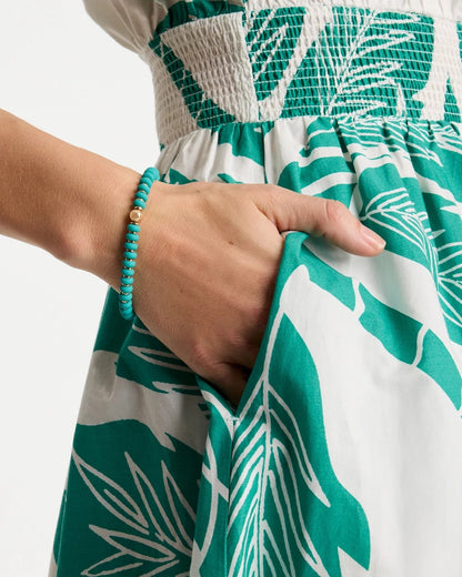 Chico's Smart Buy - Green Round Stretch Bracelet Teal