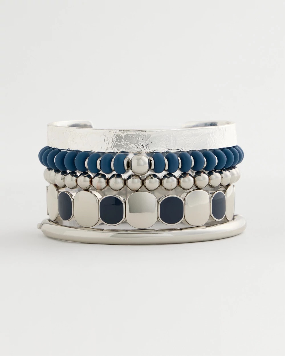 Chico's Classic - Navy Round Stretch Bracelet Navy