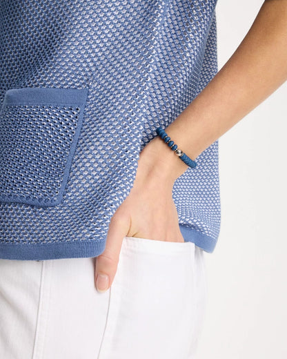 Chico's Classic - Navy Round Stretch Bracelet Navy