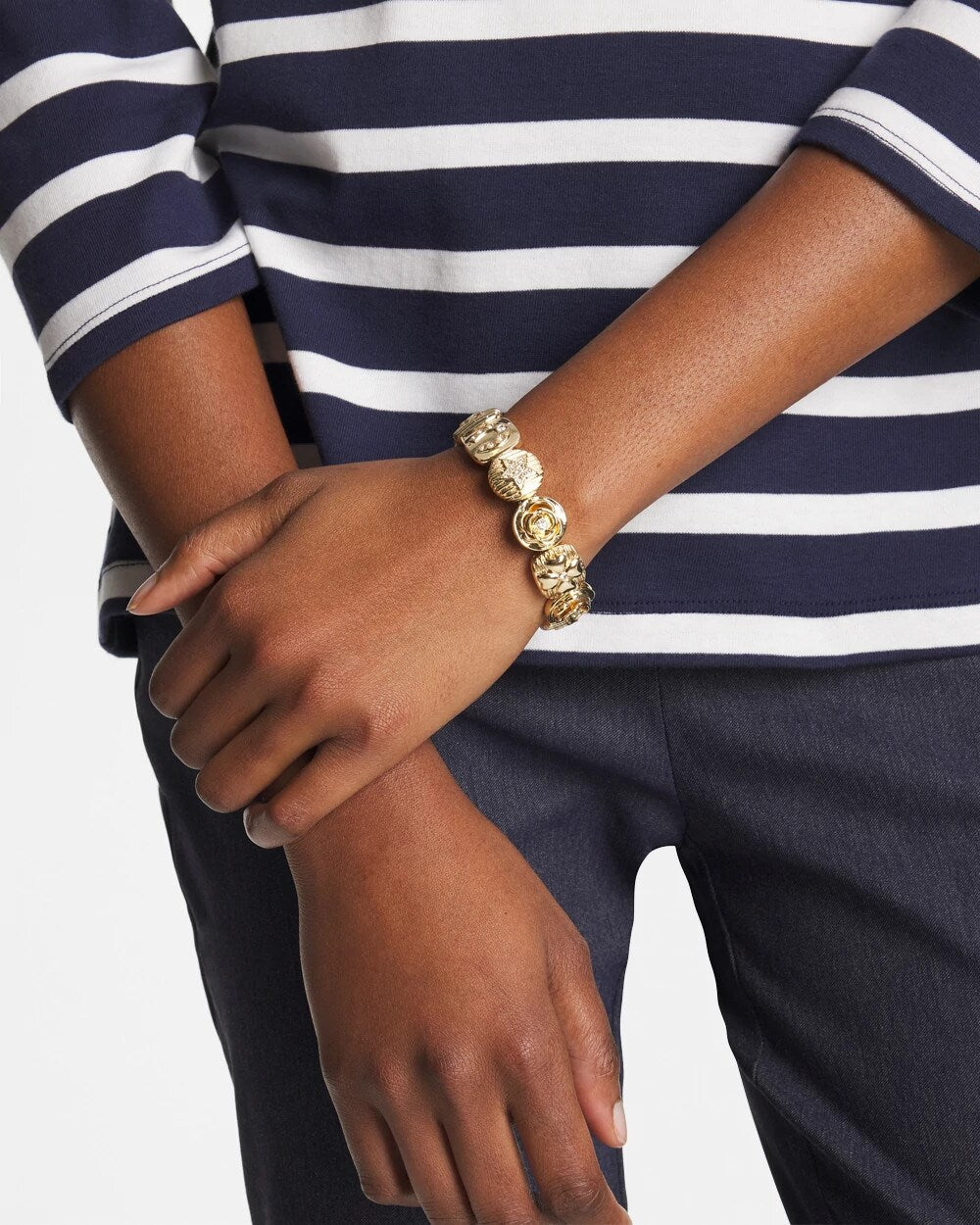 Chico's Smart Buy - Stretch Lucky Charm Bracelet Gold