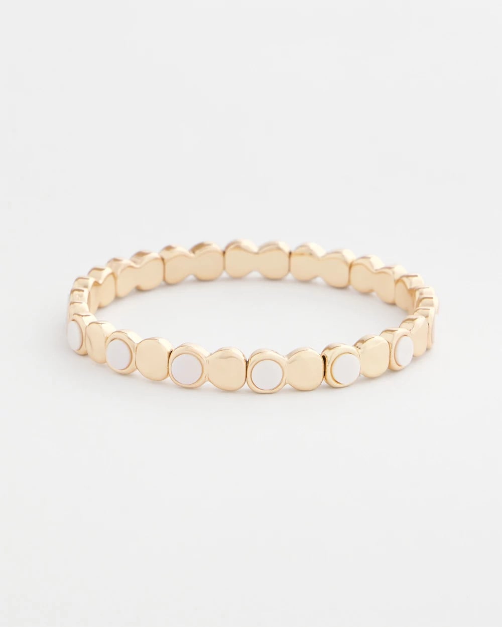 Chico's Deals - Pearl Mini Circle Stretch Bracelet Pearl
