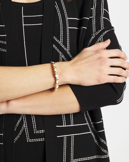 Chico's Deals - Pearl Mini Circle Stretch Bracelet Pearl