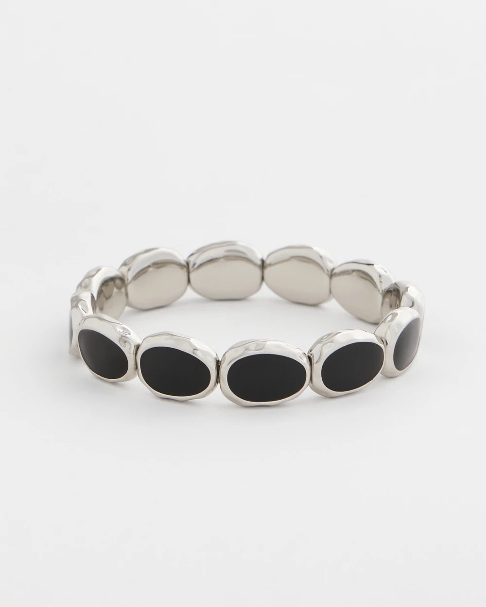 Chico's Signature - Black Large Stretch Bracelet Black