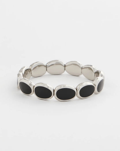 Chico's Signature - Black Large Stretch Bracelet Black
