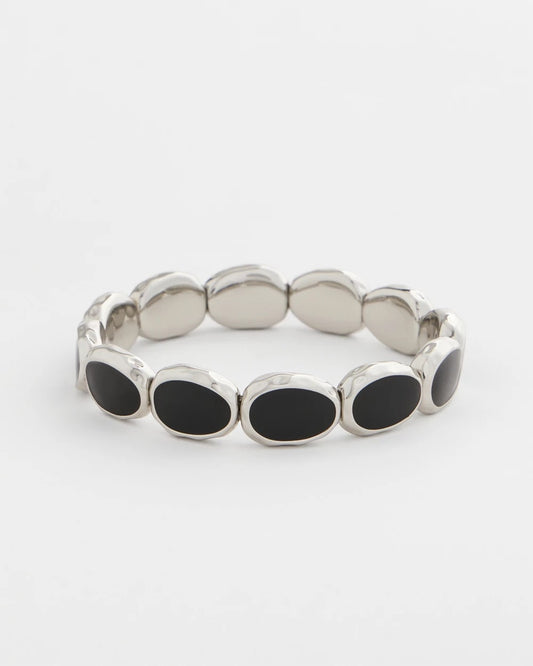 Chico's Signature - Black Large Stretch Bracelet Black