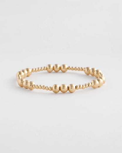 Chico's New - Gold-tone Small Bead Stretch Bracelet Gold