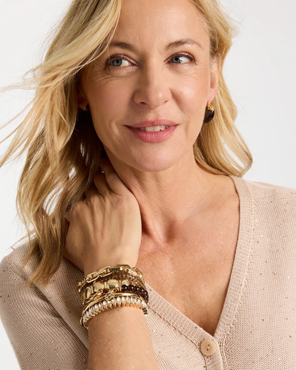 Chico's Value - Neutral Fireball Stretch Bracelet Neutral
