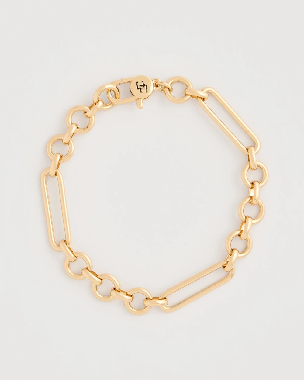 Chico's Latest - Shiny Goldtone Novelty Charm Bracelet Gold