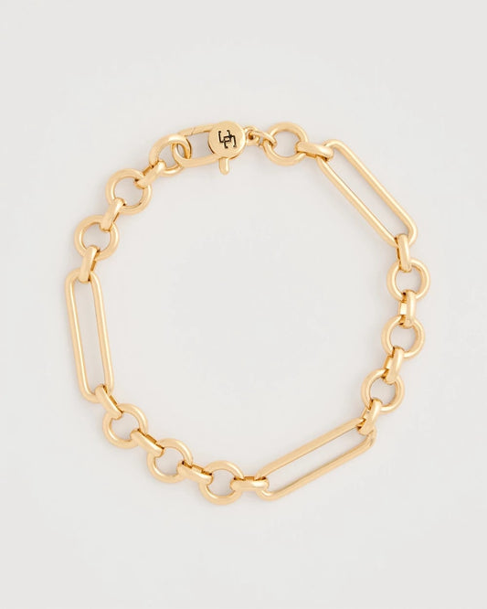 Chico's Latest - Shiny Goldtone Novelty Charm Bracelet Gold