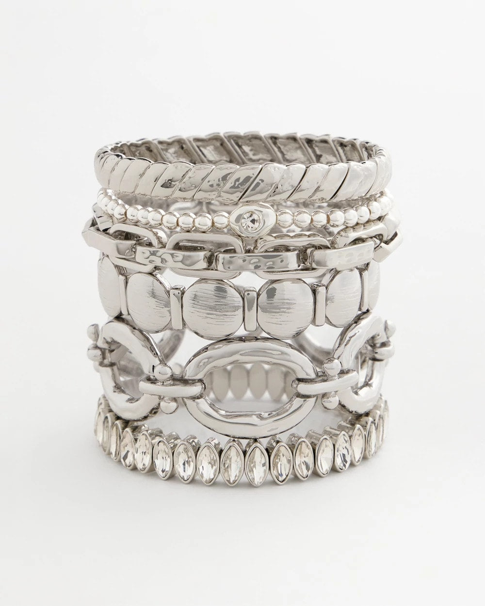 Chico's Latest - Marquise Silver Stretch Silver