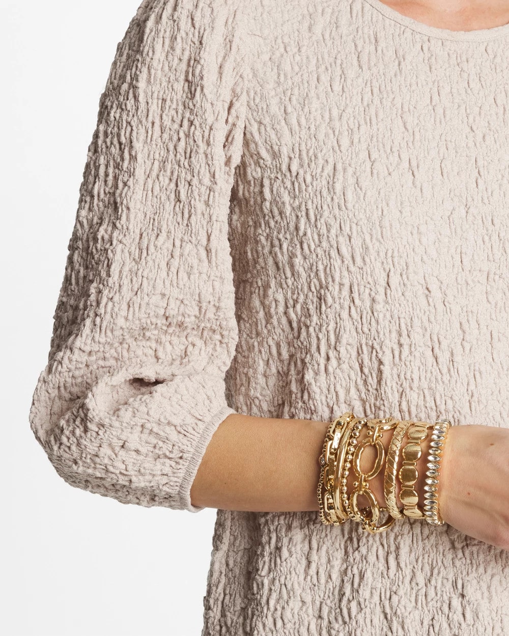 Chico's Premium - Marquise Gold Stretch Gold