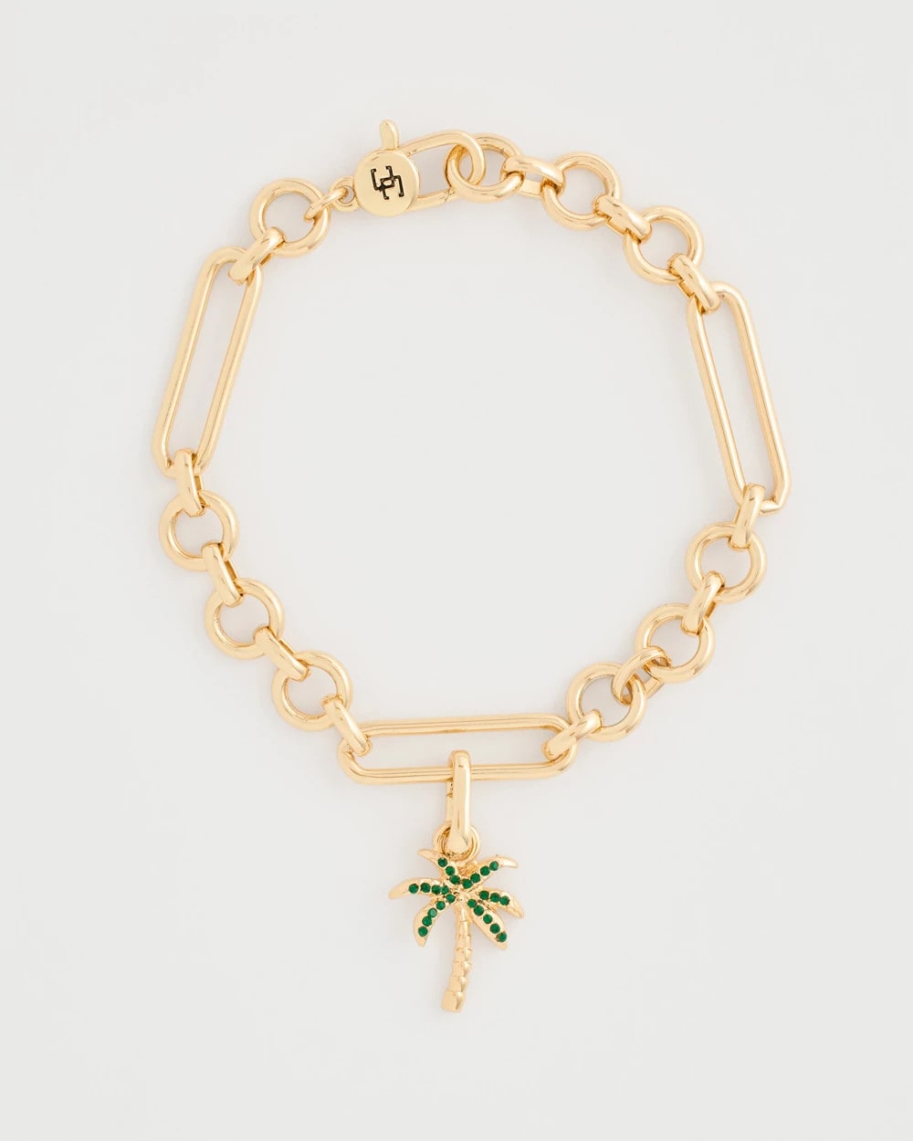 Chico's Top Pick - Palm Tree Charm Gold