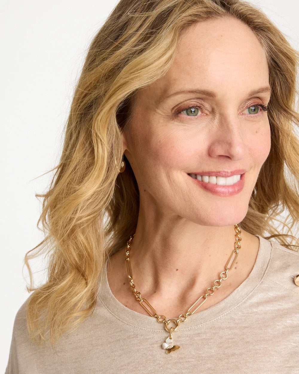 Chico's Best Seller - Butterfly Charm Gold