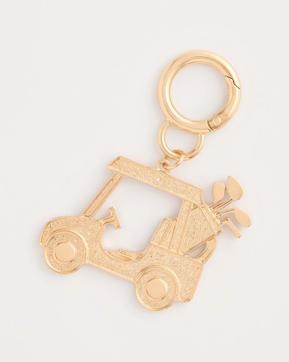 Chico's Premium - Pink Enamel Golf Cart Bag Charm Pink