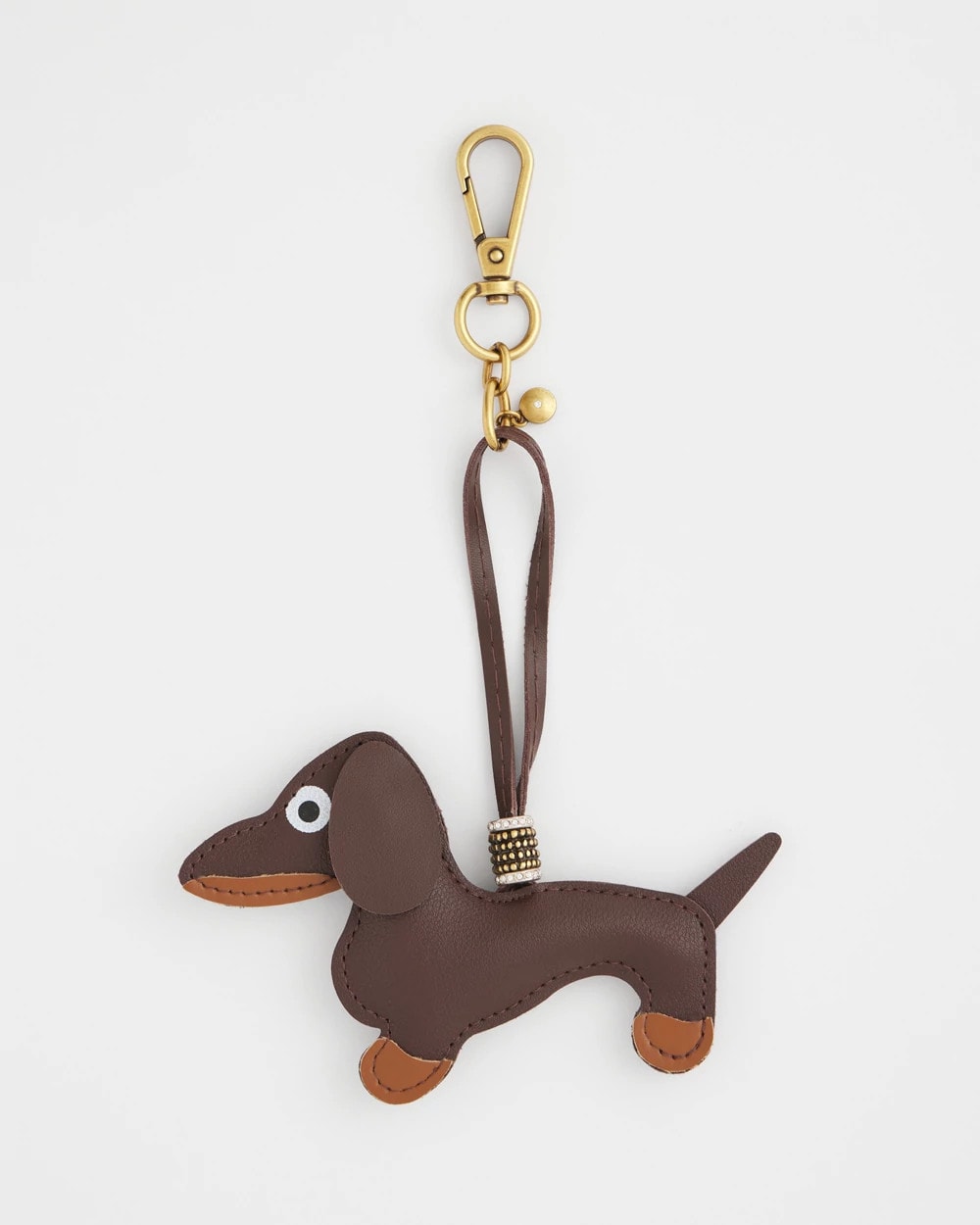 Chico's Everyday - Dachshund Bag Charm Brown