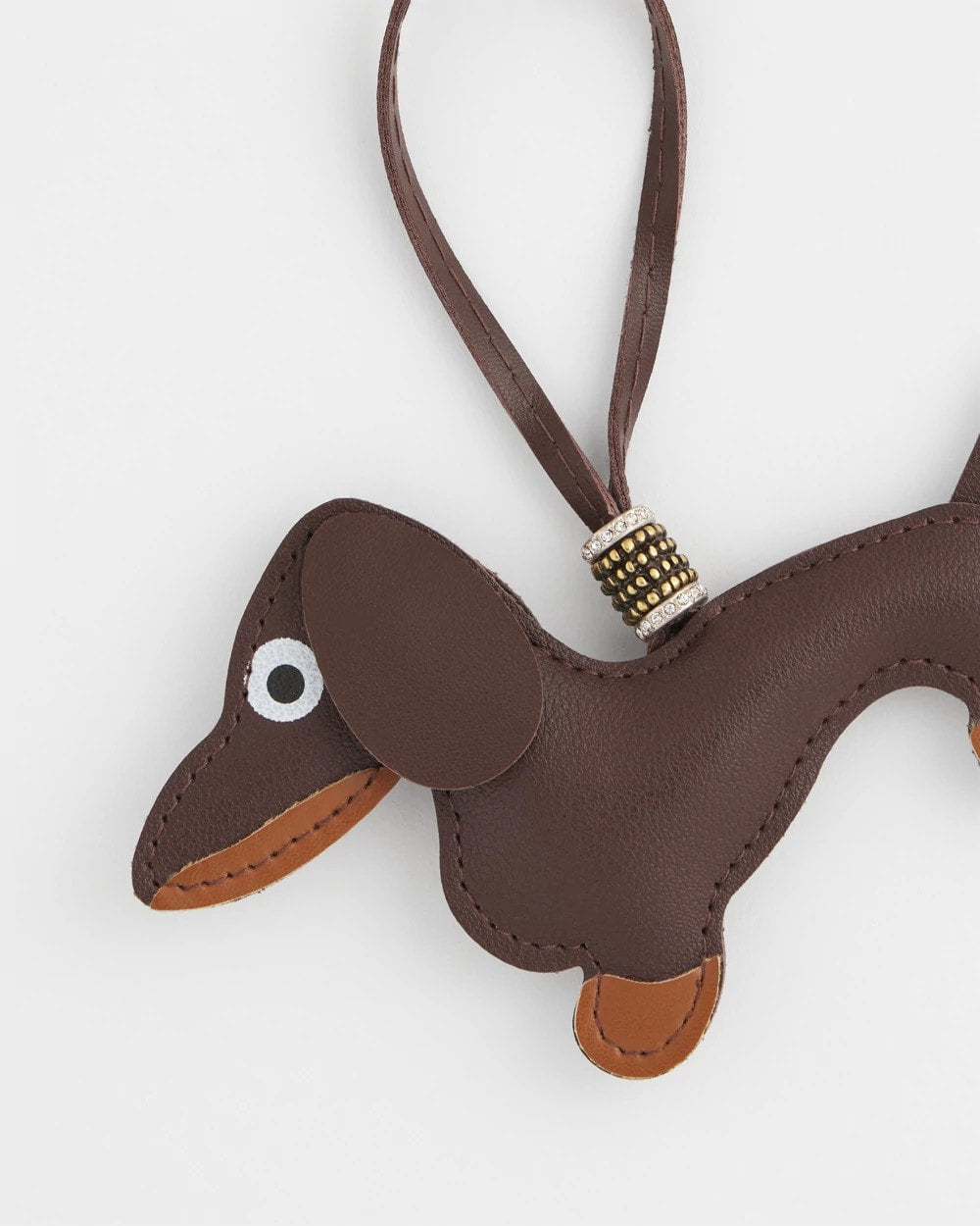Chico's Everyday - Dachshund Bag Charm Brown