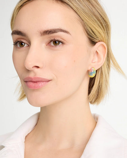 Chico's New - Easter Egg Stud Earrings Multi