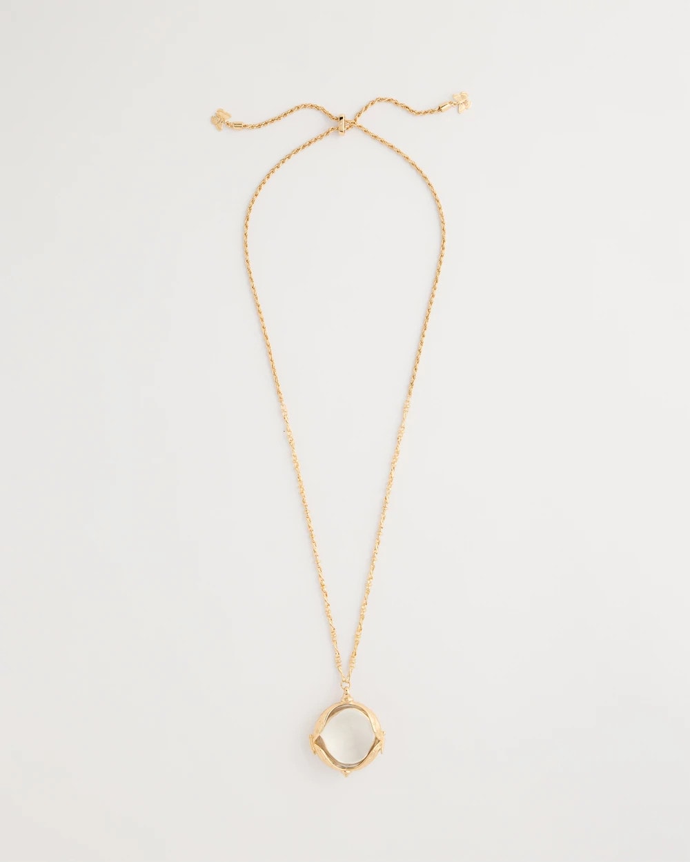 Chico's Quality - Butterfly Wing Monocle Necklace Gold