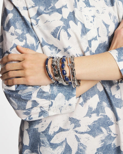 Chico's Hot Sale - Thin Twist Stretch Bracelet Silver