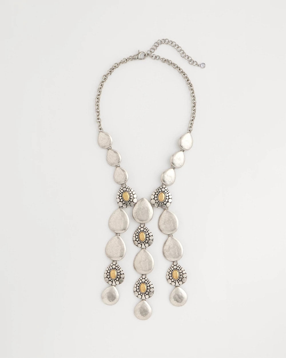 Chico's Top Pick - Island Metal Linear Necklace Mixed Metals