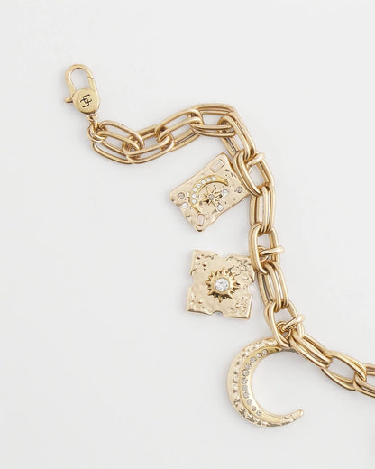 Chico's Smart Buy - Gold Celestial Charm Necklace Gold