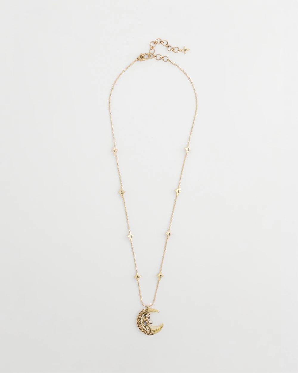 Chico's Deals - Gold Moon Pendant Necklace Gold