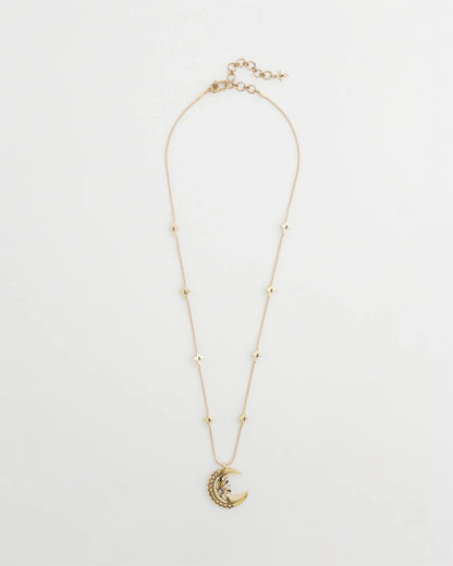 Chico's Deals - Gold Moon Pendant Necklace Gold