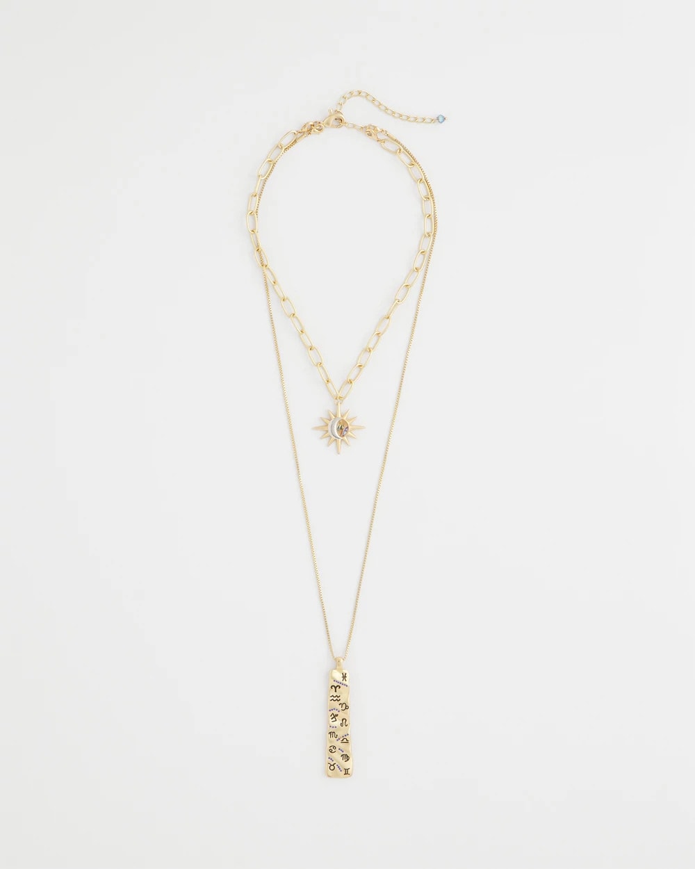 Chico's Value - Convertible Zodiac Pendant Necklace Gold