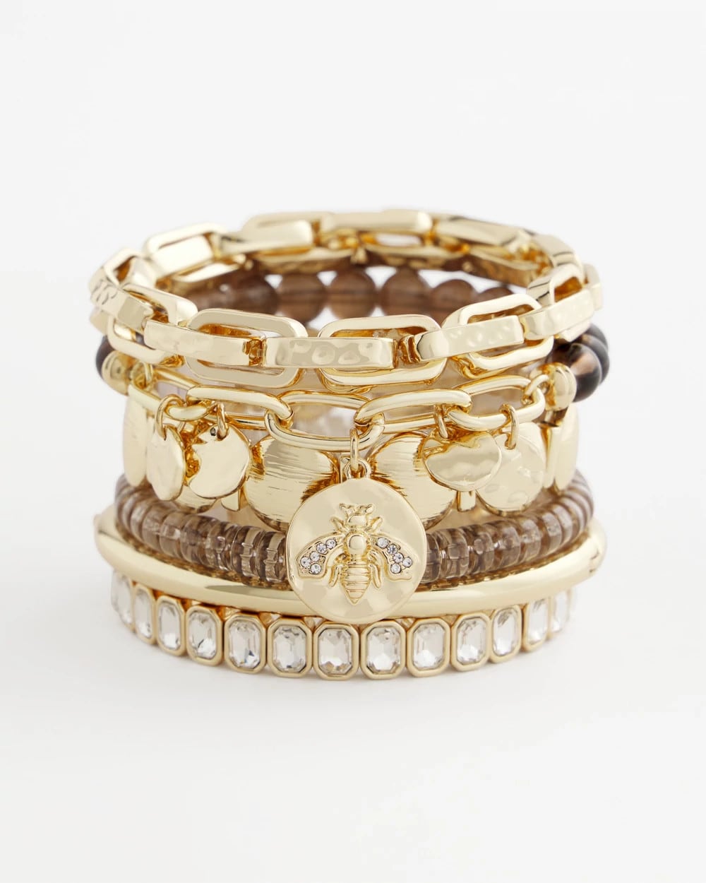 Chico's Top Pick - Neutral Link Charm Bracelet Neutral