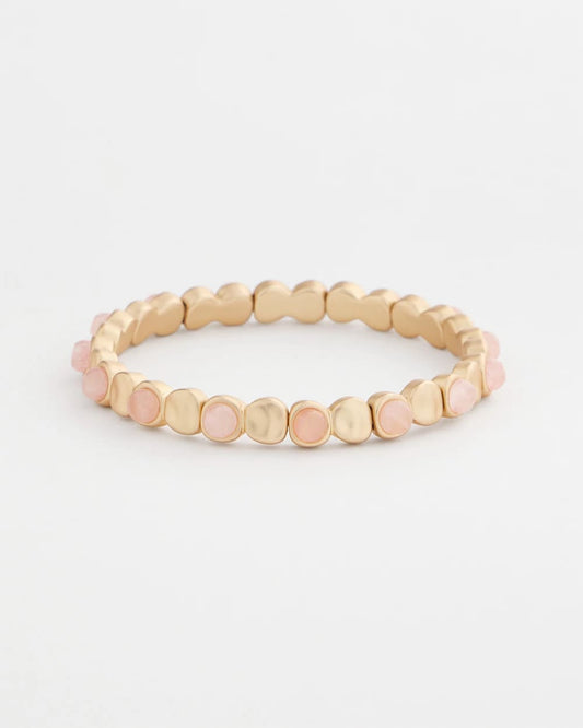 Chico's Hot Sale - Blush Mini Circle Stretch Bracelet Blush
