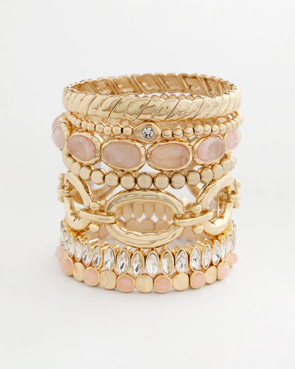 Chico's Essential - Blush Large Stretch Bracelet Blush