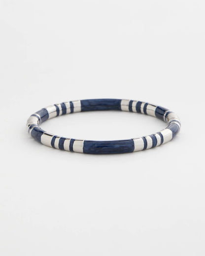 Chico's Great Value - Blue Enamel Hinge Bangle Blue