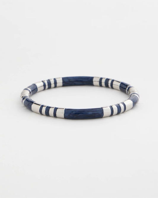 Chico's Great Value - Blue Enamel Hinge Bangle Blue