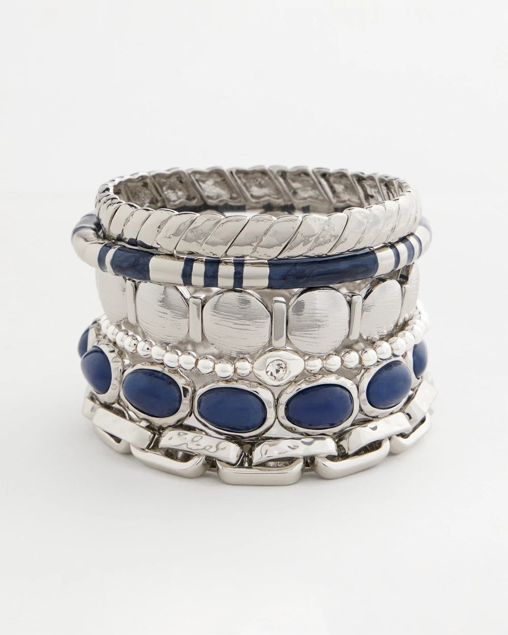 Chico's Great Value - Blue Enamel Hinge Bangle Blue