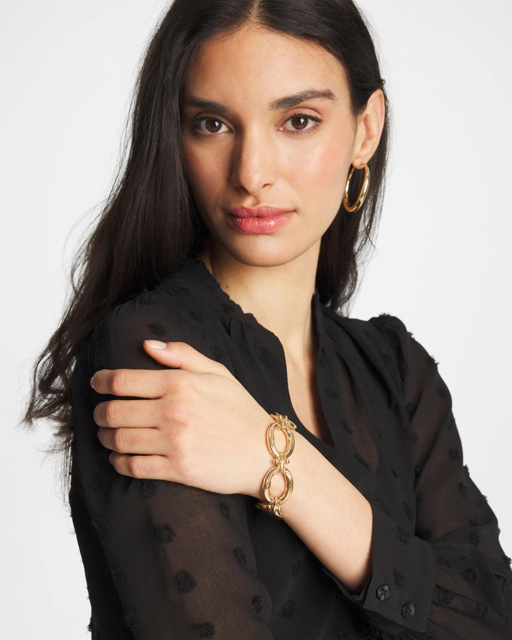 Chico's Hot Sale - Open Link Toggle Bracelet Gold
