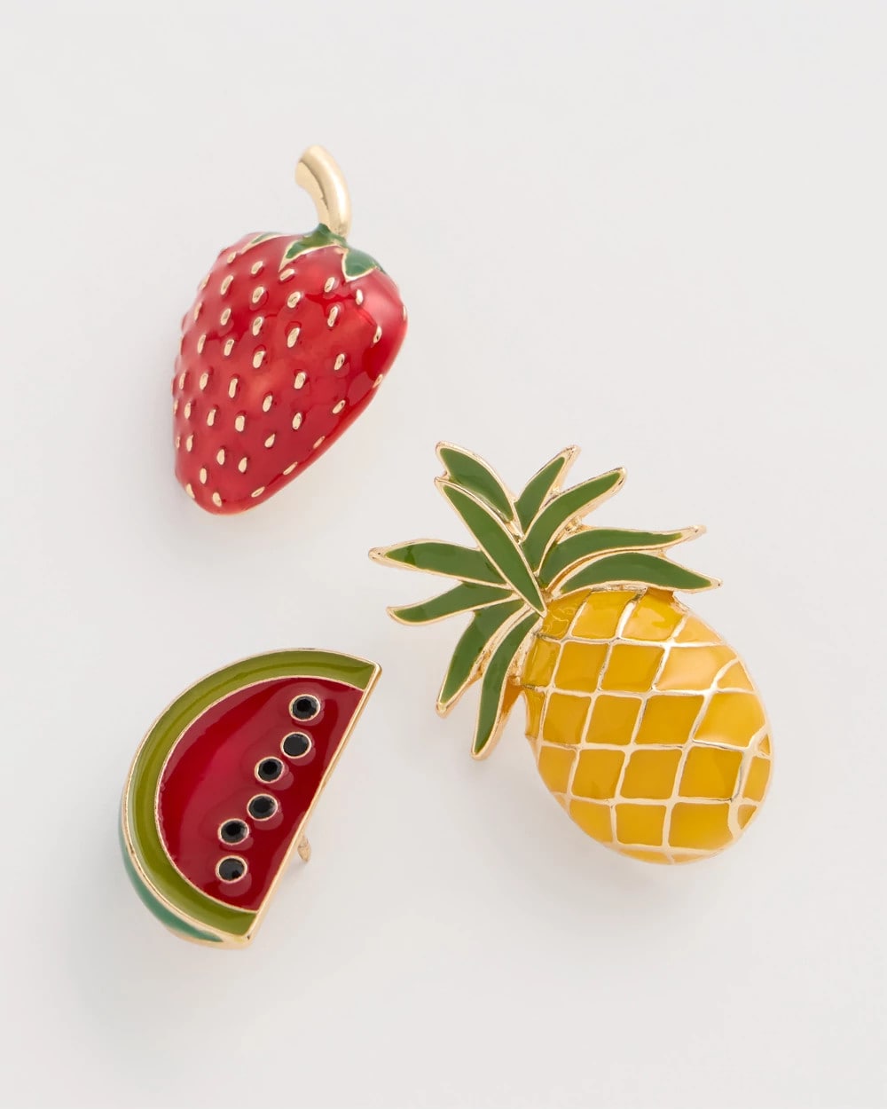 Chico's Featured - Fruit Brooch Set Multi