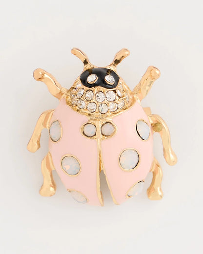 Chico's Exclusive - Lady Bug Brooch Pink