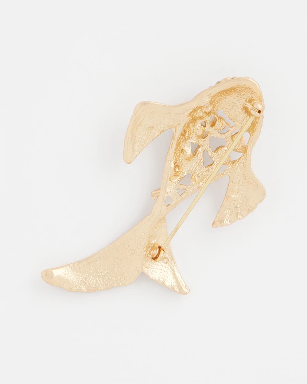 Chico's New - Koi Fish Brooch Gold