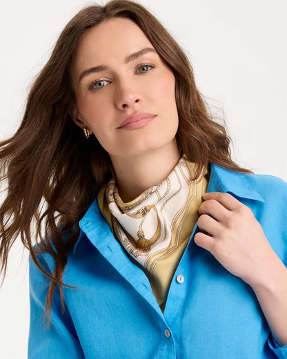 Chico's Everyday - Resort Square Scarf Green