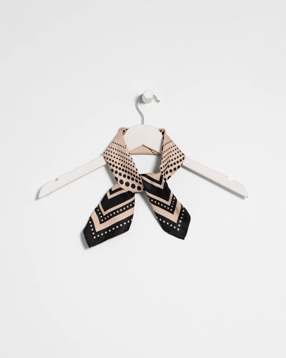 Chico's Quality - Polka Dot Square Scarf Black
